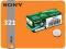 `1 bateria Sony sr616sw 321 Silver Oxide 616