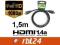 Kabel HDMI-HDMI OMEGA 1,5 M pozłacane styki v1,4