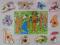 PUZZLE DREWNIANE UKŁADANKA 2w1 zwierzęta 4 wzorów