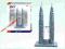 PETRONAS TOWERS  - PUZZLE 3D Calebou