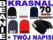 Czapka KRASNAL SWAG beanie z napisami + TWÓJ NAPIS