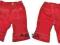 Czerwone spodnie BABY GAP 3-6 mies bawełna