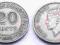 MALAYA 20 CENTS 1950 GEORGE THE SIXTH
