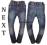 NEXT miękki jeans RURKI GRYF KODY 110