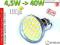 Żarówka LED GU10 4,5W=40W 27SMD5050 420lm Ciepła