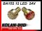 żarówka led  BA15S  12led 12V  P21W 24V  TIR ZLX