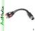 kabel adapter DIN545 wtyk - 2RCA gniazda OUT