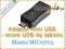 Adapter OTG mini micro USB tablet Manta MID9702