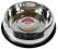 Miska stalowa Inox na gumie ZOLUX - 0,9L