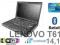 IBM LENOVO T61 C2D 2.2GHz 2GB RAM 160GB HDD QUADRO