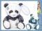 NIEBIESKI NOSEK Przytulanka PANDA Maskotka
