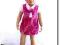 dzieciaki24 ~ SZTRUKSOWA SUKIENKA ~RÓZOWA ~86/92