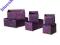 IKEA pudełka organizery SKUBB 6szt FIOLET pojemnik