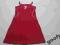 Czerwona sukienka taliowana 6-7 lat