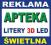 APTEKA ,Litery świetlne,LED,30cm, PRODUCENT,f- vat