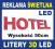 NOWE,Litery świetlne,LED, HOTEL, napis,wys. 50cm
