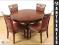STYLOWY KOMPLET STÓŁ OKRĄGŁY I 4 KRZESŁA !