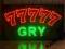 LED REKLAMA SZYLD DIODOWY 77777 GRY 82x48 cm GWAR.
