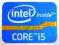 Oryginalna Naklejka Intel Core i5 21x16mm