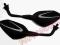 TUNING  LUSTERKA UNIWERSALNE CZARNE MATT M10