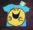 PRIMARK MODNA NIEBIESKA BLUZKA MR.HAPPY  12-18m-cy