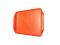Taca barowa z uchwytami 43x30,5 cm kolor czerwony