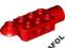 4AFOL 4x LEGO Red Technic Brick Modified 2x3 47454