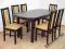 stół 80x160x200 owal + 6 krzeseł WARSZAWA
