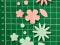 {gosia} SCRAPKI ZESTAW KWIATÓW  6,3cm - 15 sztuk