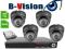 Zestaw do Monitoringu CCTV 4 kamery 800TVL 960H