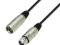 Kabel mikrofonowy XLR żeński na XLR męski -15m-AH