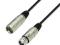 Kabel mikrofonowy XLR żeński na XLR męski-10m-AH