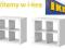 IKEA EXPEDIT regał półka salon TaniaWysyłka BIAŁY