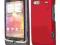 Etui HARD Rubber Case HTC Desire Z RED +Folia