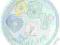 TALERZE BABY SHOWER NARODZINY STITCHING NIEBIESKIE