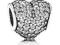Pandora charms 791052CZ Białe serce PAVE zdjęcia