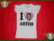 3001-29 ...T-SHIRT PRINT I LOVE ASTON 122-128...