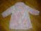 NEXT różowe futerko-płaszczyk dla dziewczynki 98