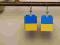 Kolczyki z  klocków lego