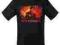 STAR TREK INTO DARKNESS SPOCK FIRE T-SHIRT L