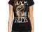 BLACK VEIL BRIDES DUSTMASK T-SHIRT DAMSKA L