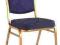 KRZESŁO METALOWE R-31 NIEBIESKI KRZESŁA TKANINA