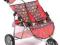 Wózek dla lalek Bayer Chic Chic JOGGER PRO,czerwon