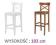 IKEA krzesło / stołek barowy z oparciem INGOLF