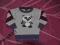 NEXT kapitalny sweterek panda 9-12 80 cm jak nowy