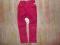 Czerwone Jeansowe  Rurki roz 92