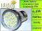 Żarówka LED E27 SMD5630 6,4W=55W CCD 560lm Ciepła