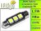 Żarówka rurka LED C5W 39mm 3SMD5050 Can Bus SUPER
