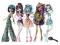 MONSTER HIGH SKULL SHORES Draculaura Cleo Clawdeen