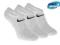 SKARPETKI NIKE 3 PACK WHITE (SX4705 101) &gt; M